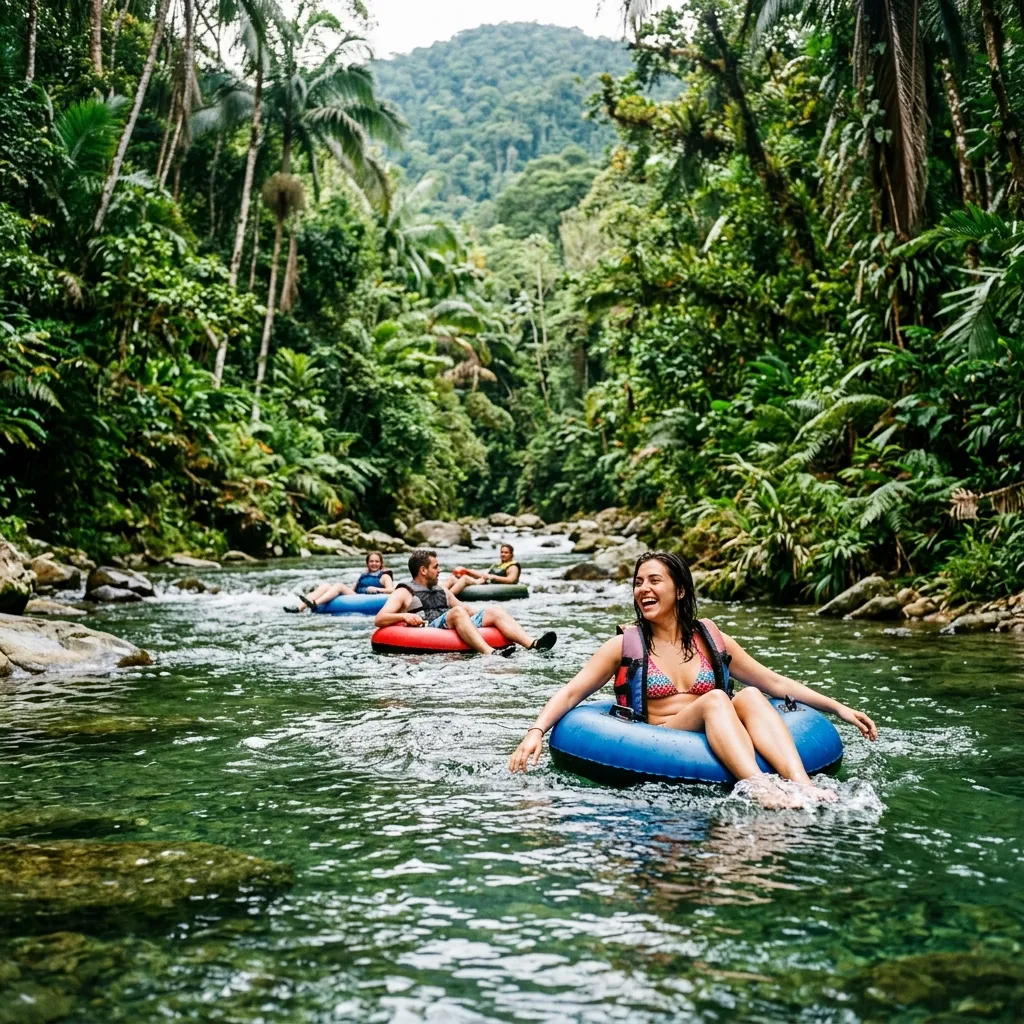 Tubbing en el Río Guachaca